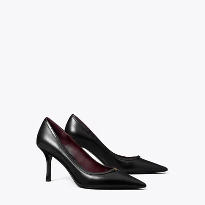 Tory Burch Double T Buckle Pump In Perfect Black/perfect Black