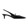 Tory Burch Double T Buckle Pumps In Black