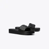 Tory Burch Double T Burch Platform Slide In Black
