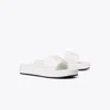 Tory Burch Double T Burch Platform Slide In White