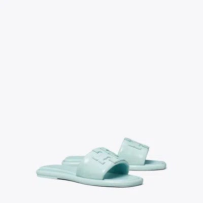 Tory Burch Double T Burch Slide In Sea Bubble