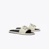 Tory Burch Double T Sport Slide Sandal In White