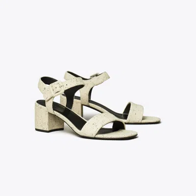 Tory Burch Double T City Sandal In White