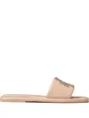 Tory Burch Double T Deco Burch Slide In Rosa