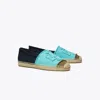 Tory Burch Double T Espadrille In Multi