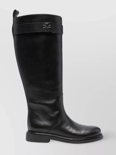Tory Burch Double T Utility Boot In Black