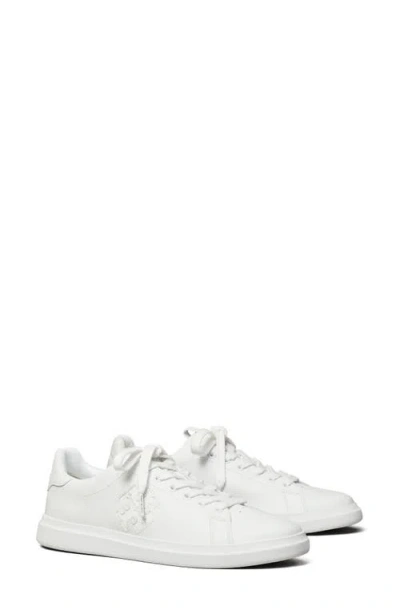 Tory Burch Double T Howell Court Sneaker In White