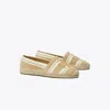 Tory Burch Double T Jacquard Espadrille In Multi