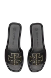 Tory Burch Double-t Leather Sport Slide Sandal In Multi