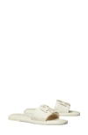 Tory Burch Double-t Leather Sport Slide Sandal In Multi