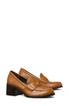 Tory Burch Double T Logo Loafer Pump In Coconut Sugar