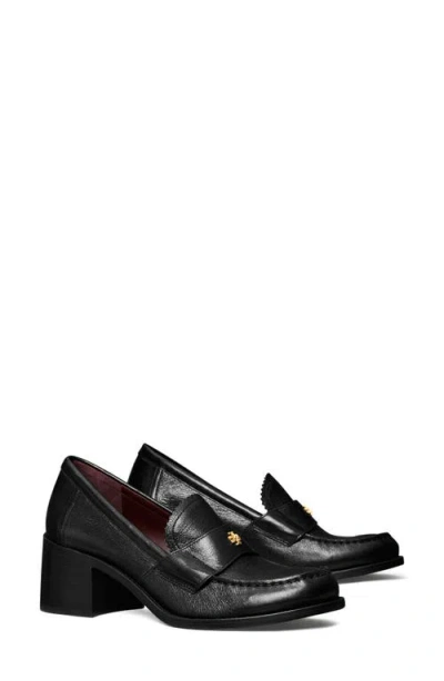 Tory Burch Double T Logo Loafer Pump In Perfect Black