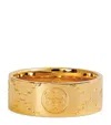 Tory Burch Double T Monogram Ring In Gold