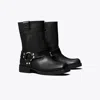 Tory Burch Double T Moto Boot In Black