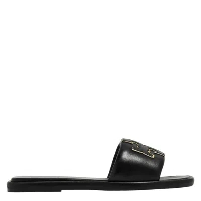Tory Burch Double T Padded Sport Slide Sandals In Multi