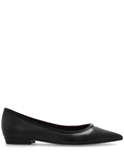 TORY BURCH DOUBLE T-PLAQUE BALLERINA SHOES