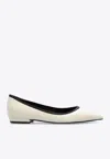 Tory Burch Double T Pointed-toe Flats