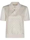 Tory Burch Polo Shirt In Neutrals