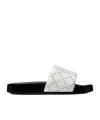 Tory Burch Double T Pool Slides In Black