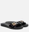 Tory Burch Slide Sandals With Round Open Toe