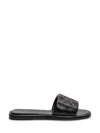 Tory Burch Double T Burch Slide In Black
