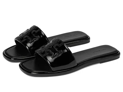 Tory Burch Double T Sport Slide In Black