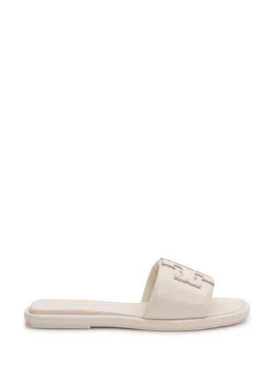 Tory Burch Double T Sport Slide In Neutral