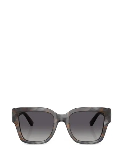 Tory Burch Double T Square-frame Sunglasses In Gray