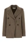 Tory Burch Wool Coat Coats And Trench Coats Beige In Brown