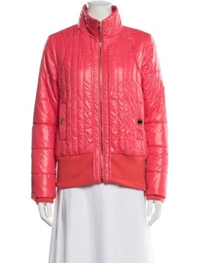 Pre-owned Tory Burch Down Jacket In Pink