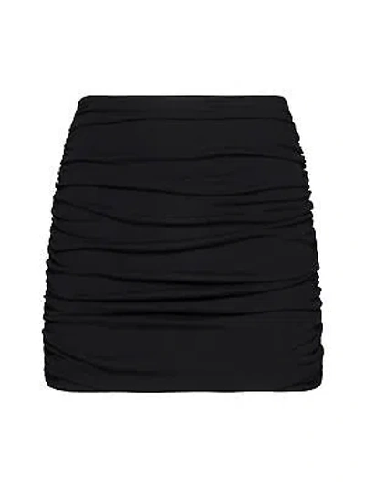 Pre-owned Tory Burch Draped Skirt In Black