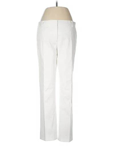Pre-owned Tory Burch Dress Pants In White
