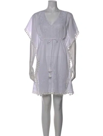 Pre-owned Tory Burch Dress In White