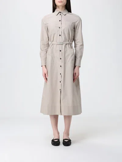 Tory Burch Cotton Camp Midi Dress In Multi