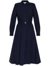 Tory Burch Pleated Midi Shirt Dress