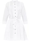 Tory Burch Belted Mini Shirt Dress