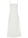 Tory Burch Woman Midi Dress Ivory Size 6 Cotton In White