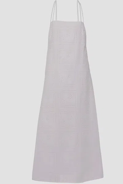 Tory Burch Dresses White In Bianco Chiari E Naturali
