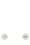 Tory Burch Kira Mother-of-pearl Stud Earrings In Metallic