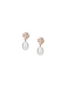 Tory Burch Earrings With Pearls And Rhinestones Kira