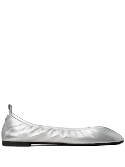 Tory Burch Eddie Ballet 2.0 In Plateado