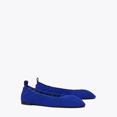 Tory Burch Eddie Ballet In Dark Indigo