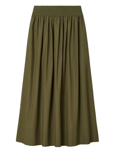 TORY BURCH ELASTIC-WAISTBAND PLEATED SKIRT