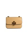 Tory Burch 'eleanor' Beige Leather Crossbody Bag In Beige