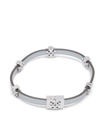 Tory Burch Eleanor Bio Bracelet In Silver