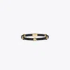Tory Burch Eleanor Bio Bracelet In Tory Gold/black