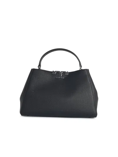 TORY BURCH TORY BURCH 'ELEANOR' BLACK LEATHER BAG