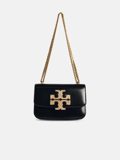 Tory Burch 'eleanor' Black Leather Crossbody Bag