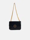 Tory Burch 'eleanor' Black Leather Crossbody Bag In Black