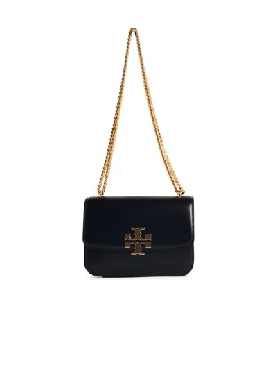 TORY BURCH TORY BURCH 'ELEANOR' BLACK LEATHER CROSSBODY BAG